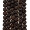 The Bead Chest Dark Brown Rudraksha Mala Prayer Beads: Premium Authentic Nepalese Wood Rosary for Meditation and Chanting, 10mm Full Strand